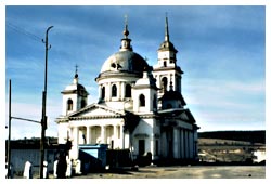 Derelict European style cathedral, adjacent to the Mongolian border, Kyakhta
