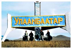 Entering Ulaan Baatar
