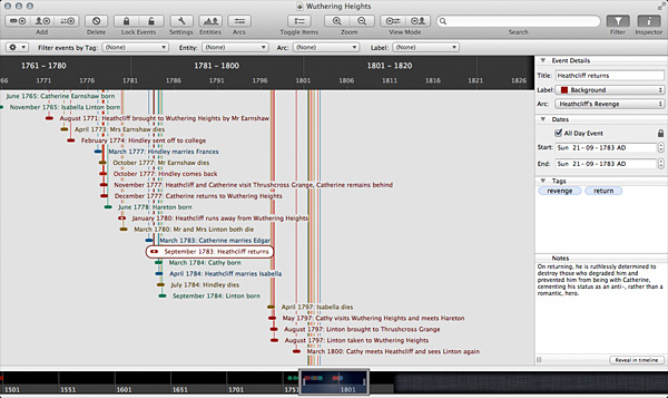 creenshot of Aeon Timeline.